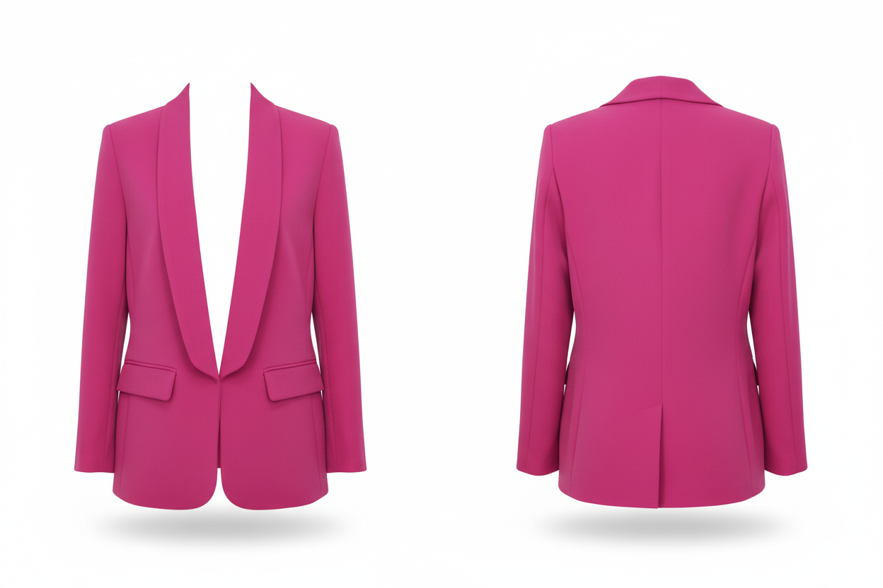 Veste Blazer Fuchsia - New Collection - Made in Italy - Pièce unique