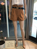 35,00 chf - Taille S - Short Z ONE Camel + Ceinture – Élégance italienne !