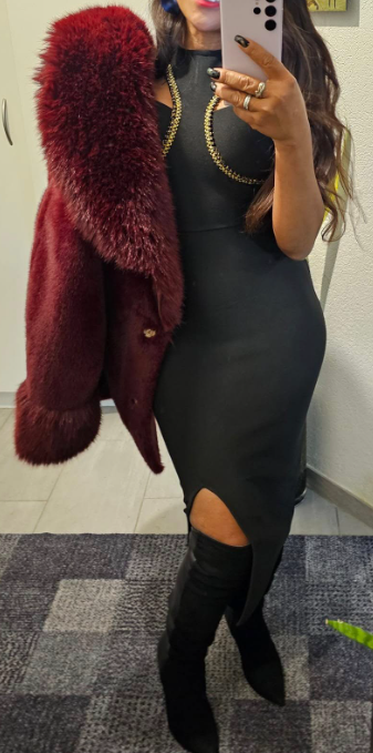 49,90 chf - Taille S/M ou 36-40 - Robe noire qui sculpte le péché !