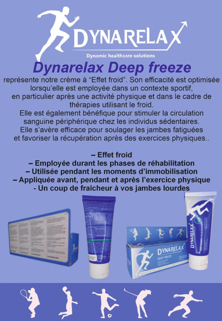 DYNARELAX Deep Freeze – Crème à effet froid aux plantes bio