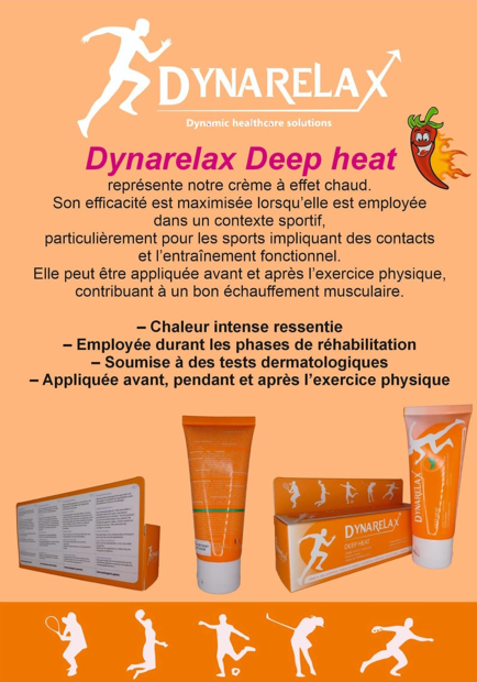 DYNARELAX Deep Heat – Crème à effet chauffant aux plantes bio