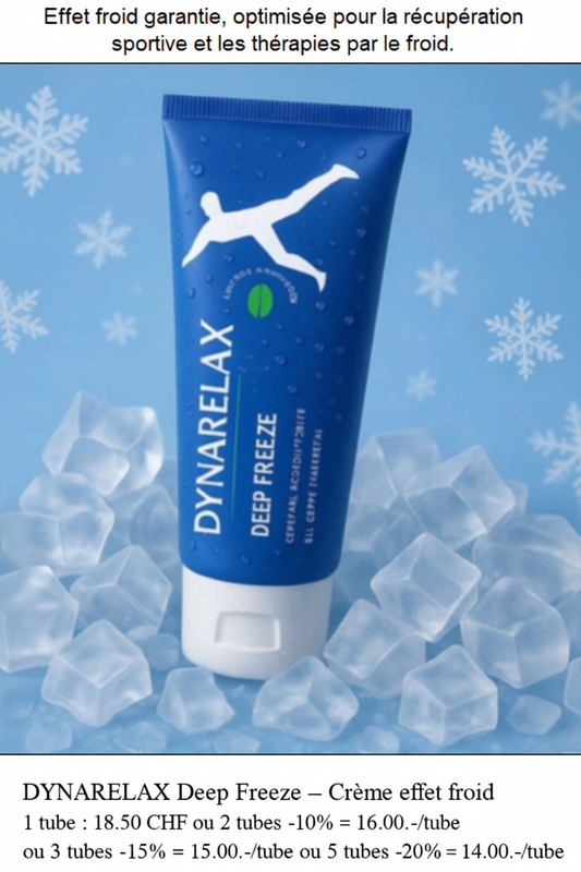 DYNARELAX Deep Freeze – Crème à effet froid aux plantes bio
