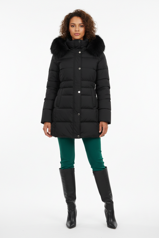 Doudoune Idéale pour un Hiver au Chaud - Taille 38-40 - Made in Italy - Pièce unique