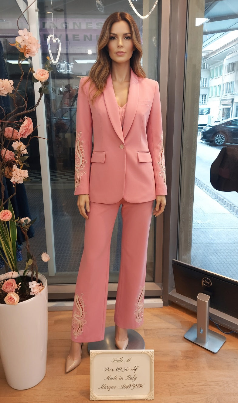 69,90 chf - Taille - Ensemble LAVYSH Rose Brodé – Élégance italienne !