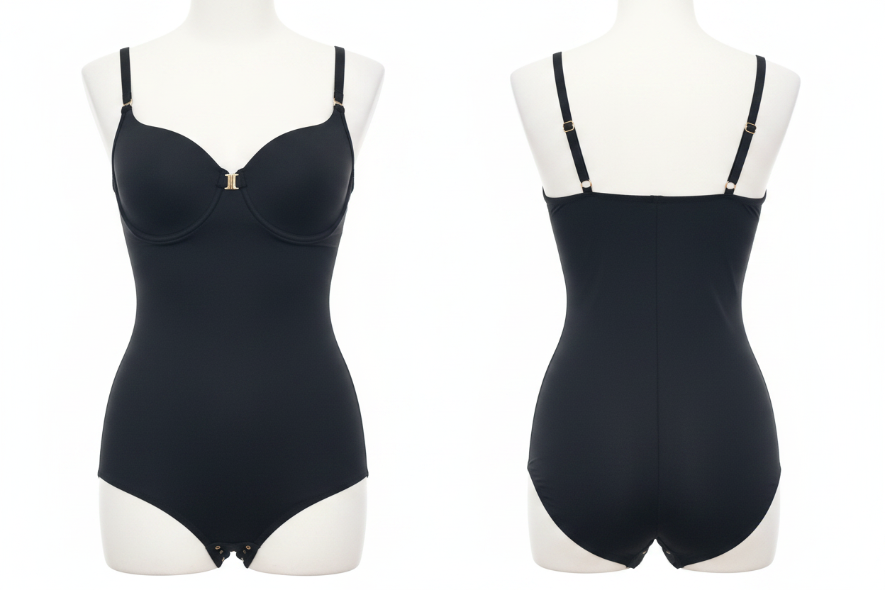 Fitt Club – Maillot de bain Gainant Brésilien | Noir | Taille GG (XL)
