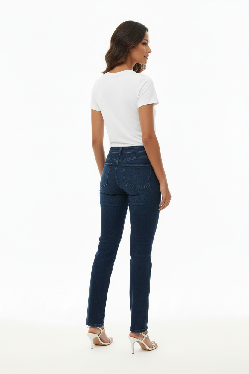 Jeans Maison Onado  - Broderie Étoiles - Taille 44 - Made in Italy - Pièce unique
