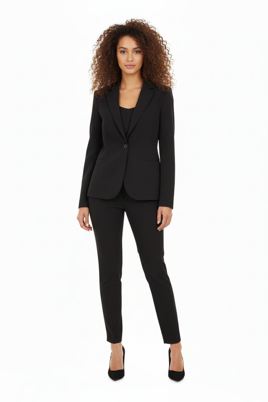 Tailleur Noir - NEW G.J - Taille L - Made in Italy - Pièce unique