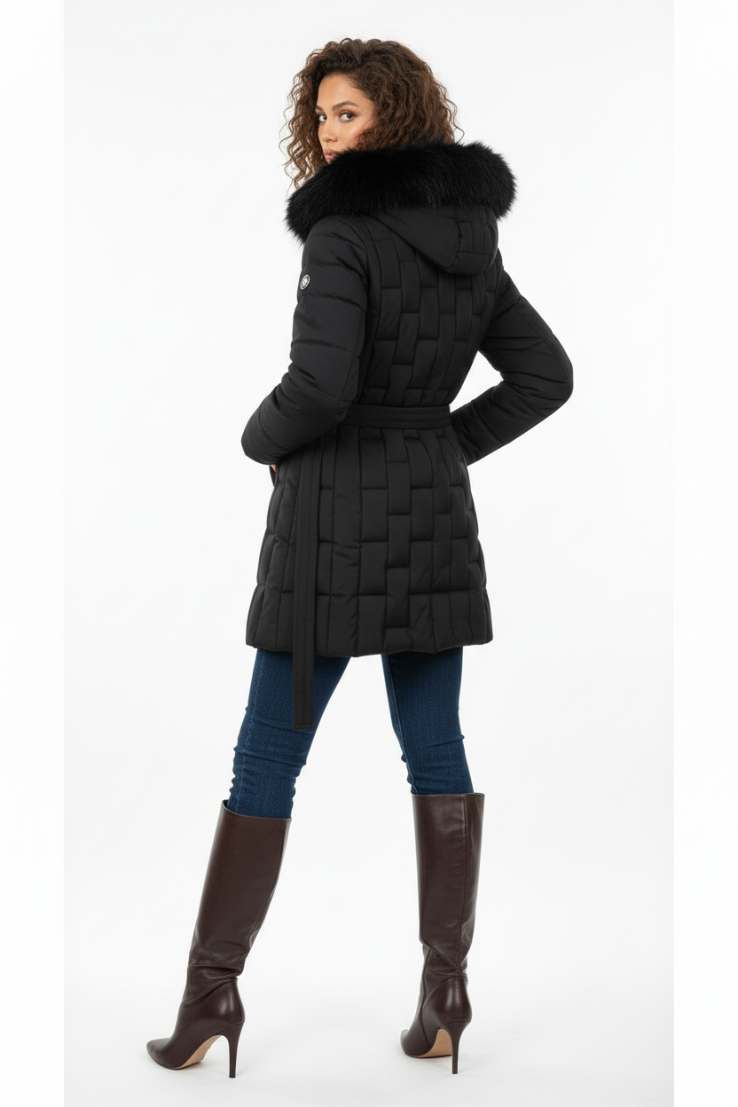 Doudoune Idéale pour un Hiver au Chaud - Taille 38-40 - Made in Italy - Pièce unique