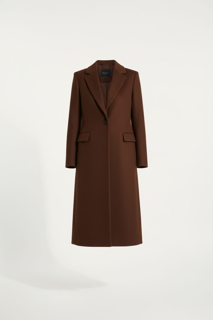 Veste Manteau Camel Oversize Doublure Léopard - Taille L/40-44 - Made in Italy - Pièce unique