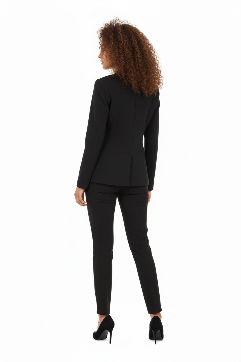 Tailleur Noir - NEW G.J - Taille L - Made in Italy - Pièce unique