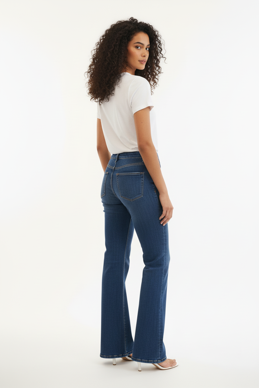 Jeans Maison Onado - Broderie Étoiles - Taille 42 - Made in Italy  - Pièce unique