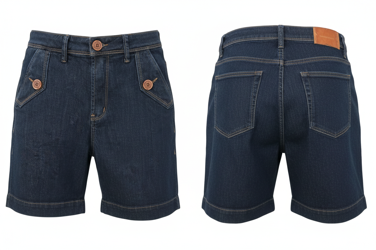 Short Jeans Taille Haute – Remanescente Denim&Co | Taille 40