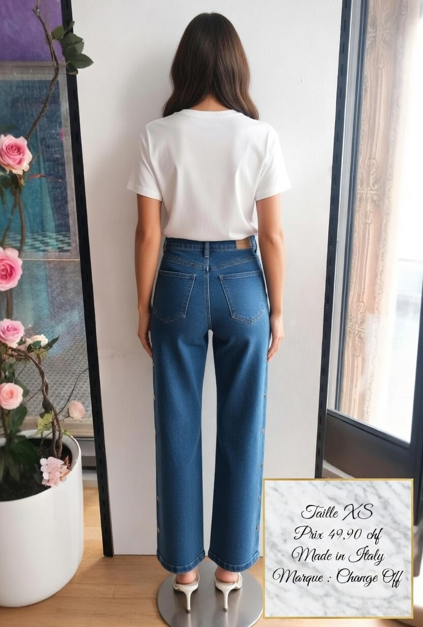 49,90 chf - Taille XS - ✨ Jeans Change Off XS – Élégance italienne à petit prix ! ✨
