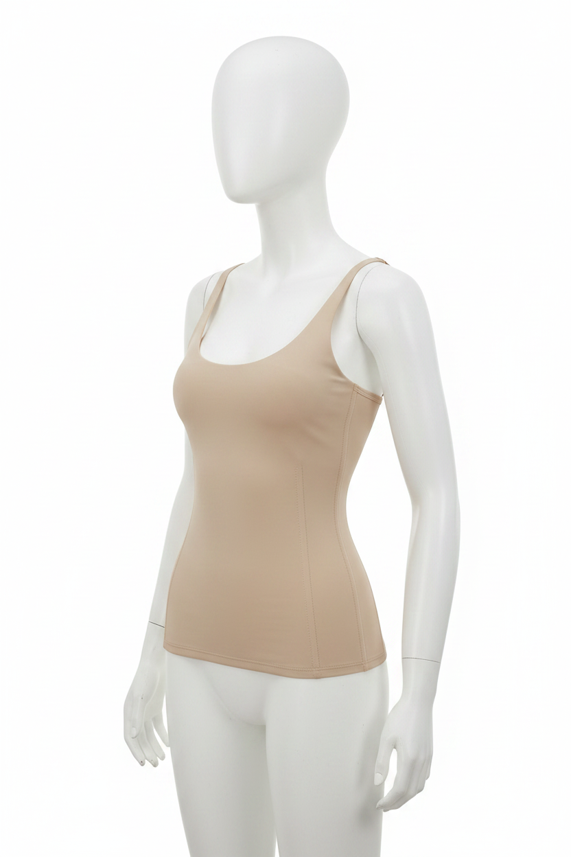 Corset Gainant Brésilien Divas – Bretelles Réglables Beige