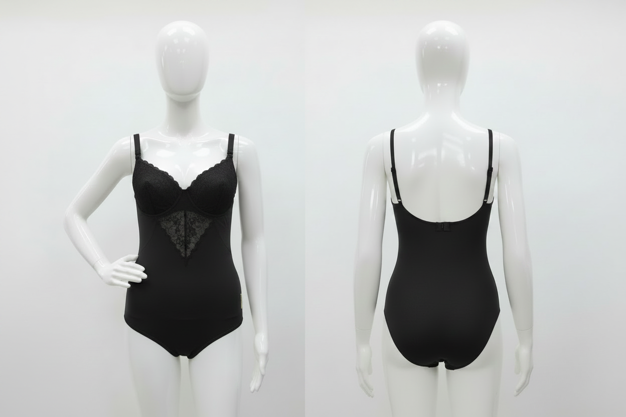 Body Brésilien Sculptant Divas – Dentelle Push-Up Noir