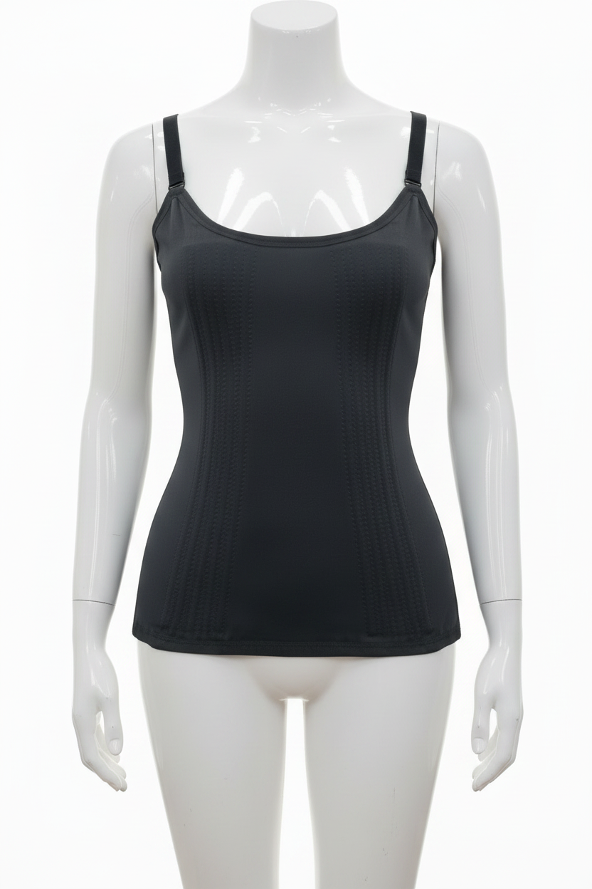 Corset Gainant Brésilien Divas – Bretelles Réglables Noir