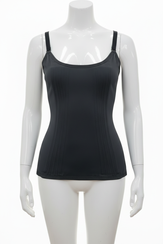 Corset Gainant Brésilien Divas – Bretelles Réglables Noir