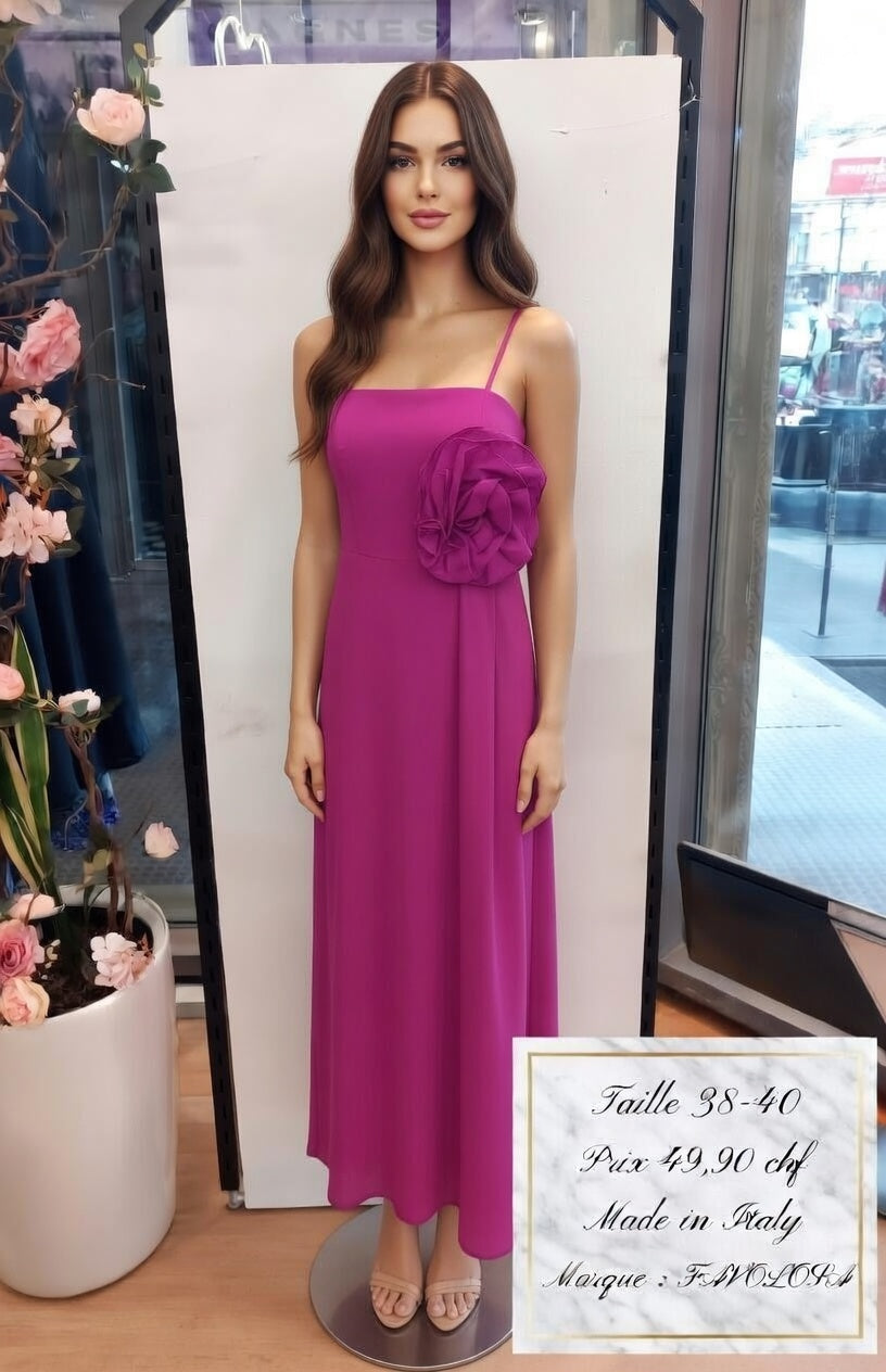 49,90 chf - ✨ Robe FAVOLOSA, taille 38-40 – Fleur italienne chic à petit prix ! ✨