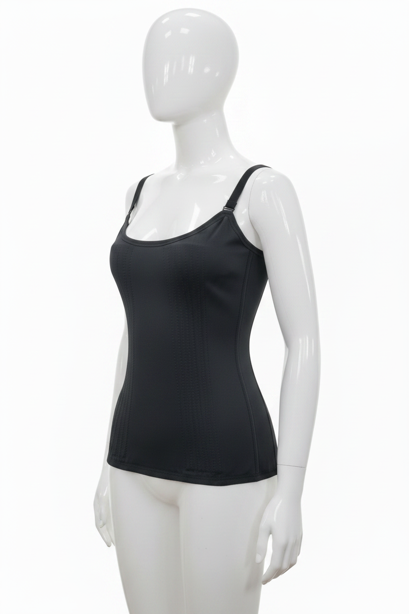 Corset Gainant Brésilien Divas – Bretelles Réglables Noir
